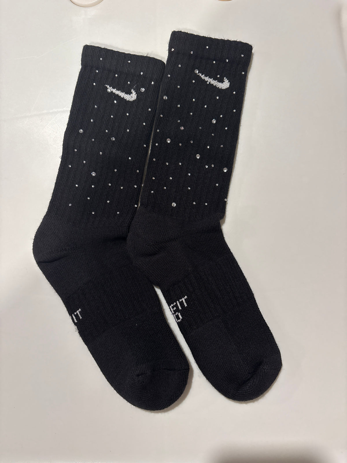 BSRI Nike socks Crystal rhinestone