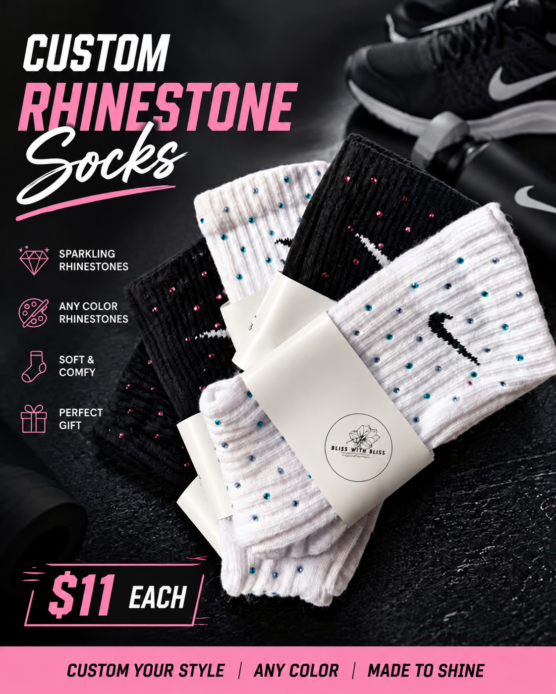 Nike Bling Socks