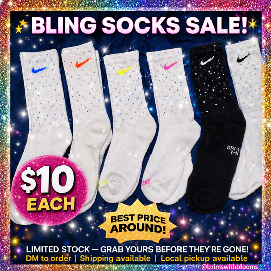 Bling Nike Socks *HOT ITEM*