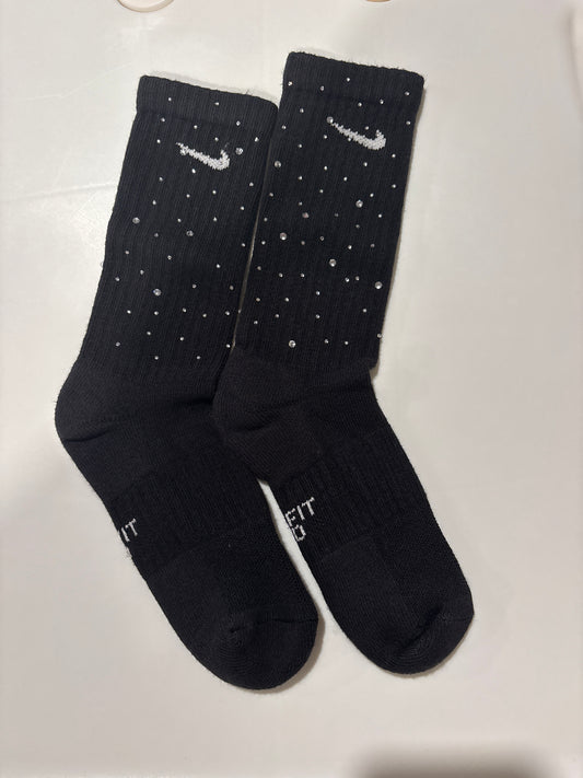BSRI Nike socks Crystal rhinestone